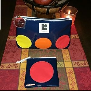 New Estee Lauder Lisa Perry Cosmetic Bag & Coin